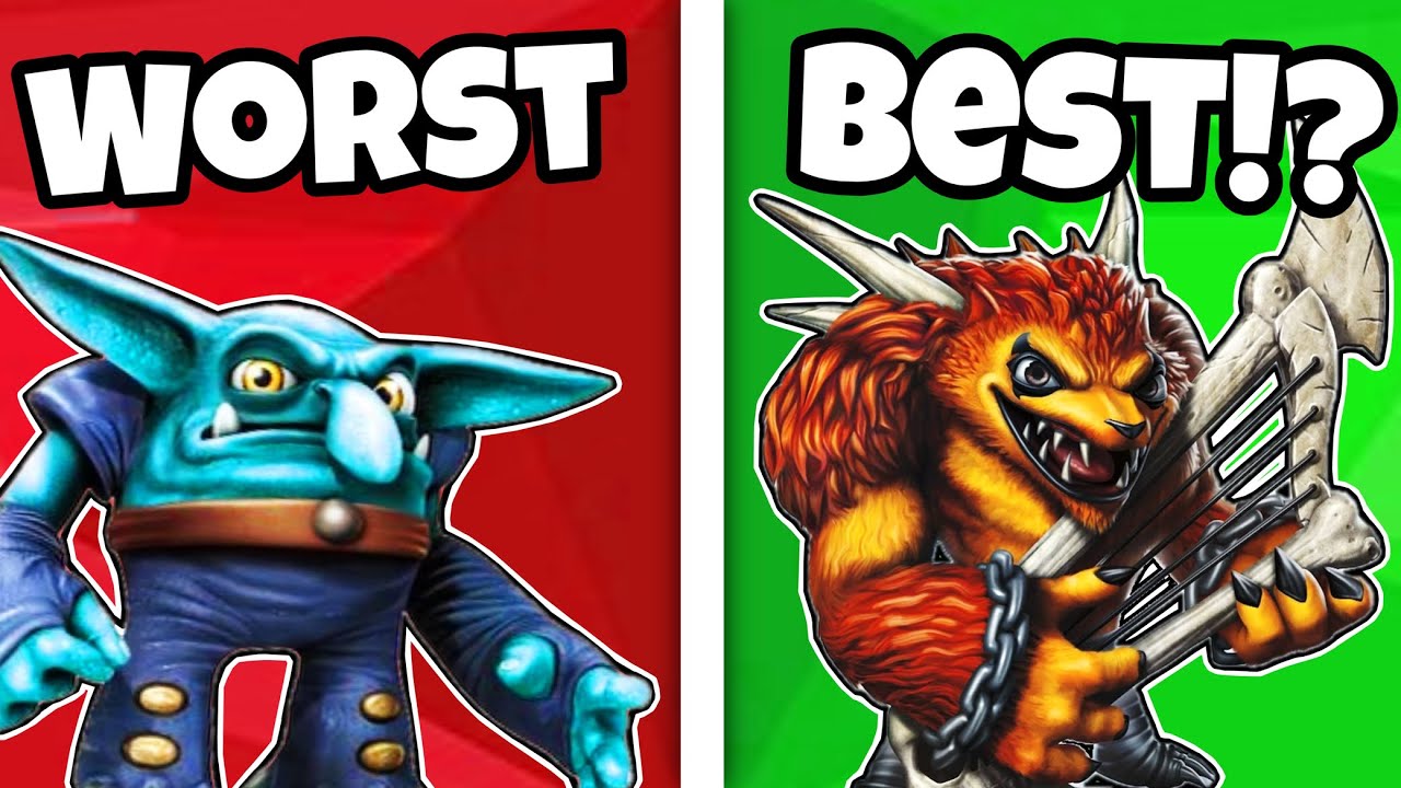 РЕЙТИНГ Все злодеи SKYLANDERS TRAPP TEAM!