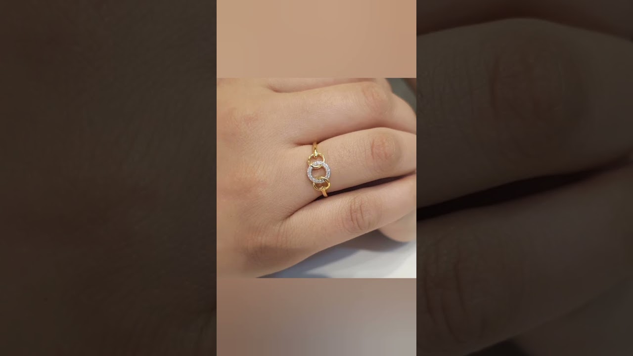 new stylish gold light weight ring design ideas for girls latest gold ring 💍 #ringlovers #newring