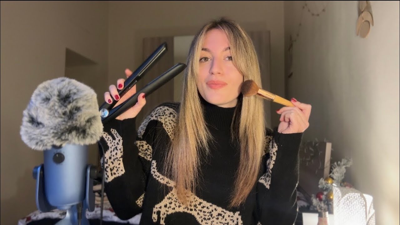 MI TRUCCO CON VOI 💇‍♀️ get ready with me (asmr ita)