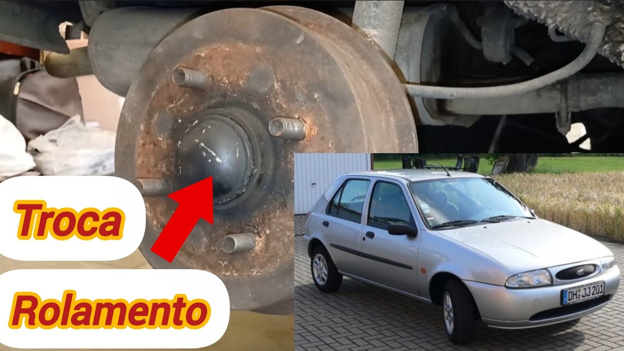 Como Trocar ROLAMENTO TRASEIRO Fiesta ENDURA | EP-187