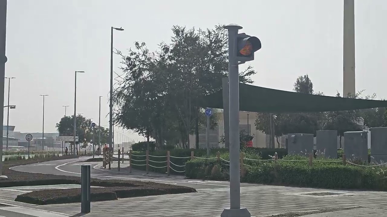 arslanjaveddubai..Khalifa city  road view 😍. Arslanjaveddubai #arslanjaved. #2026 #travel #dobai 