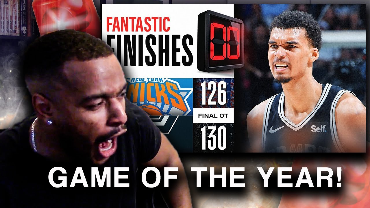 60 PIECE vs 40 PIECE??? GOTY!! San Antonio Spurs vs New York Knicks Full Game Highlights REACTION