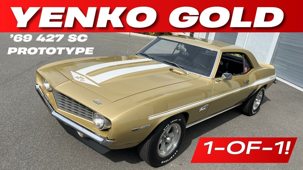 Легендарный прототип Yenko 427 Camaro 1969 года!