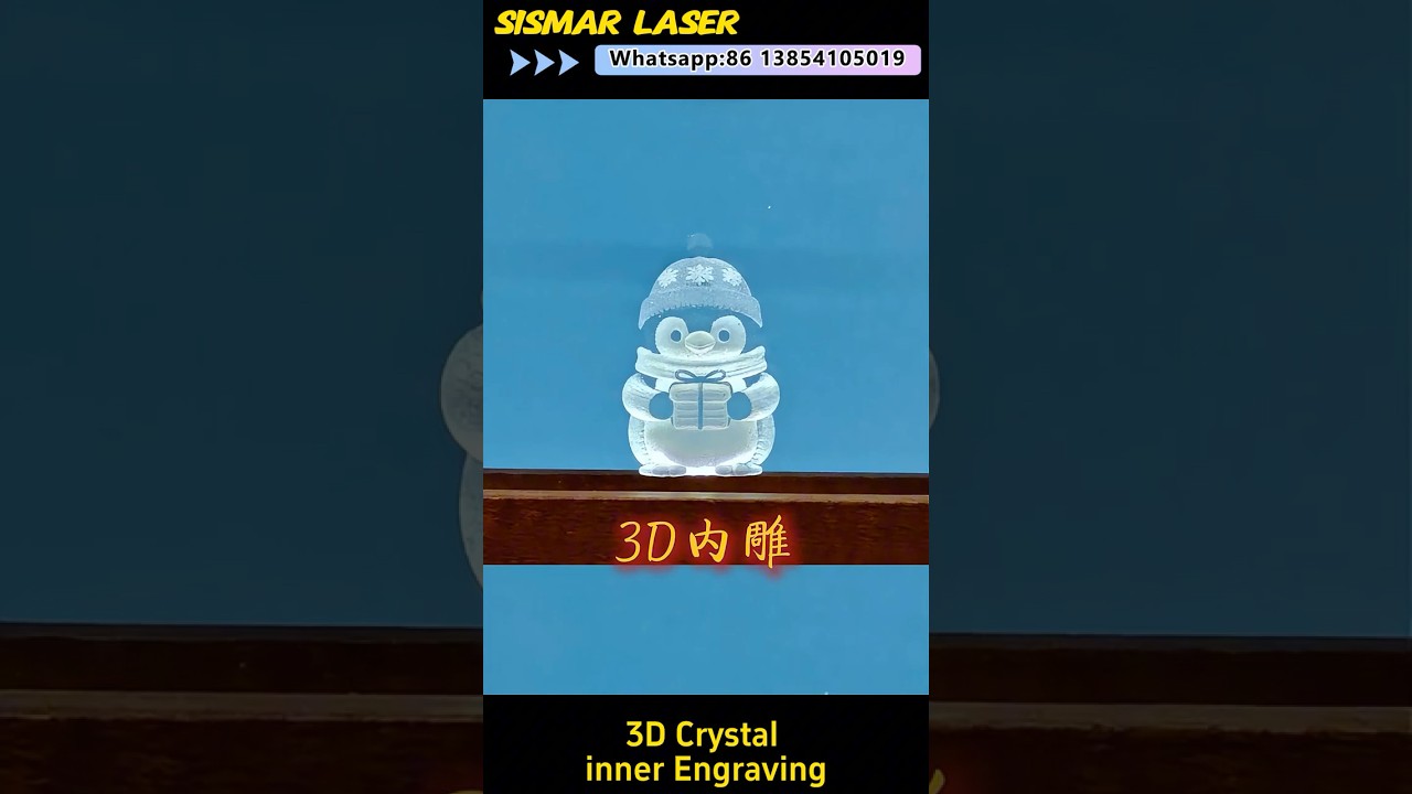 3D Inner Engraving | UV 355nm Laser, Crystal Precision