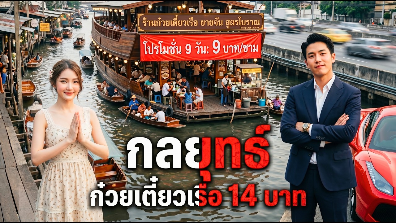 กลยุทธ์...ก๋วยเตี๋ยวเรือ 14 บาท #เรื่องเล่า #สะท้อนสังคม #เรื่องเล่ากฎแห่งกรรม #podcast