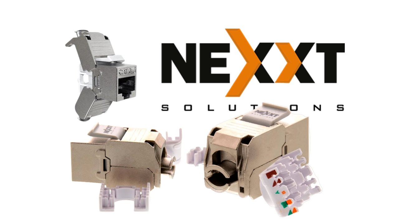 COMO PONCHAR JACK CAT6A NEXXT SOLUTIONS SIN HERRAMIENTAS (NAW-KSTO6ASL)