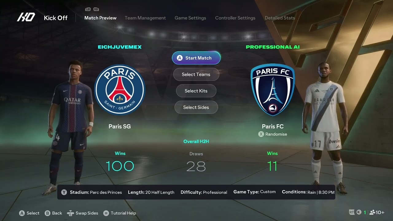 ♓🎮XBOX ONE ➖⚽FC26 - FRENCH 🇫🇷 L1 _ PARIS DERBY - PSG 🆚 PARIS FC - JANUARY 4 2026
