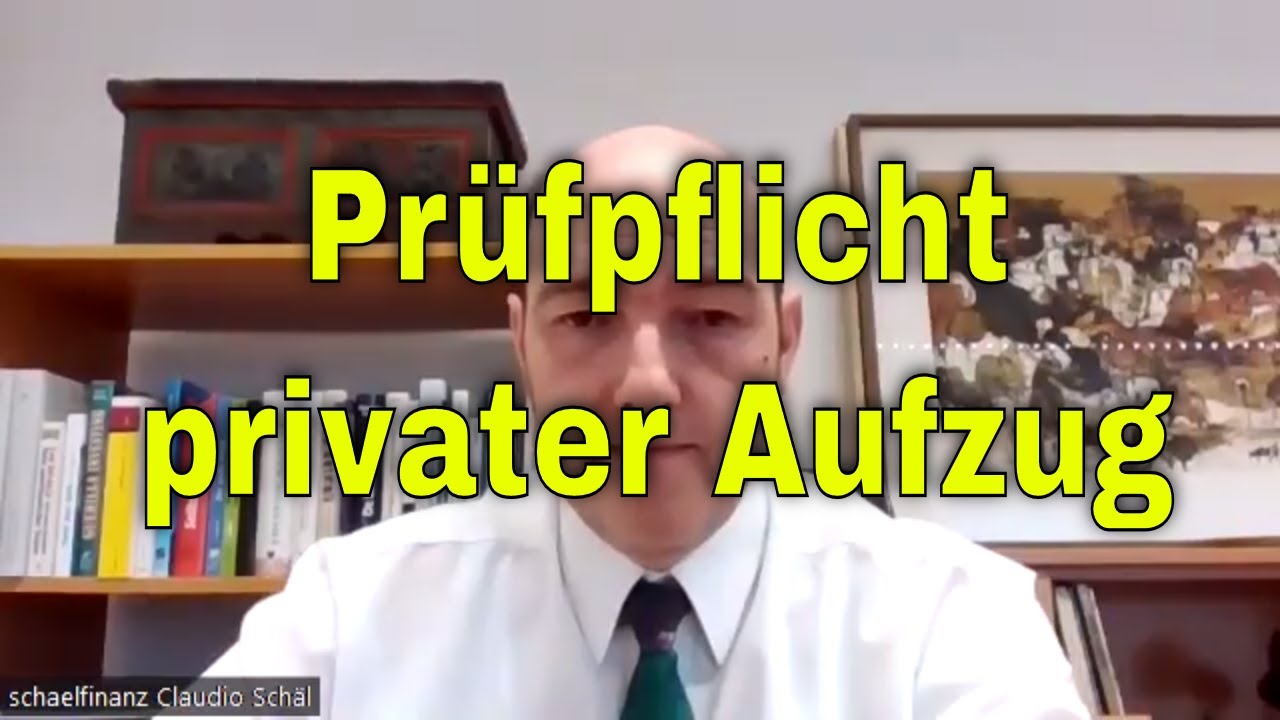 Pr&uuml;fpflicht privater Aufzug - Unterschiede mit und ohne Angestellte