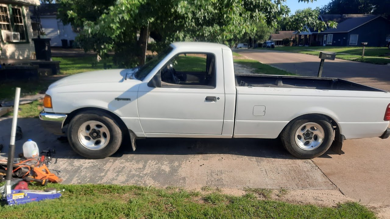 Ford Ranger с занижением на 3/6 дюйма. Новый проект жены.