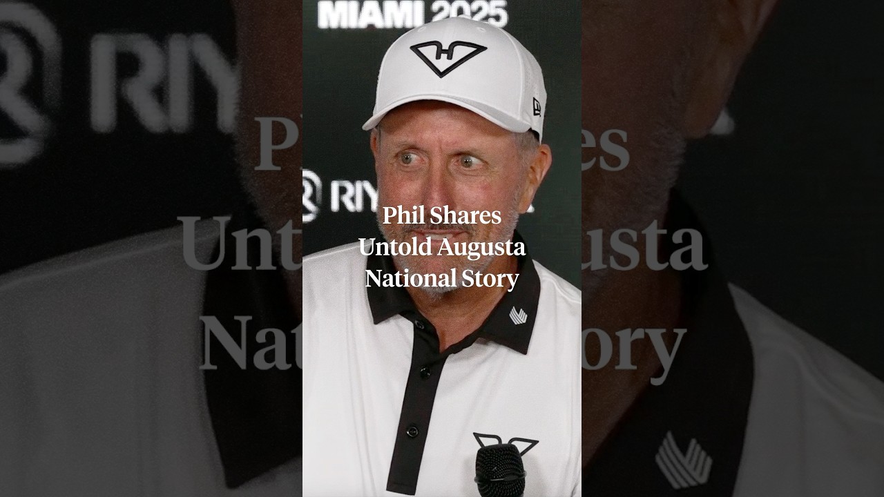 Phil Mickelson shared an incredible untold Augusta National story 🙌
