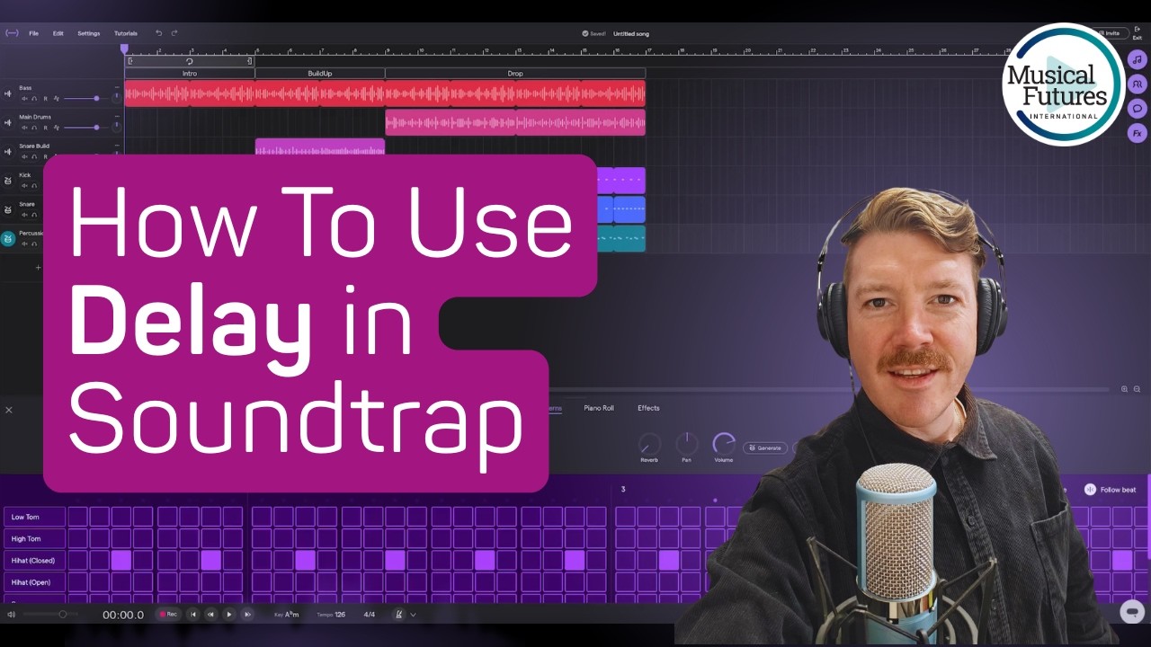 Как использовать задержку в Soundtrap