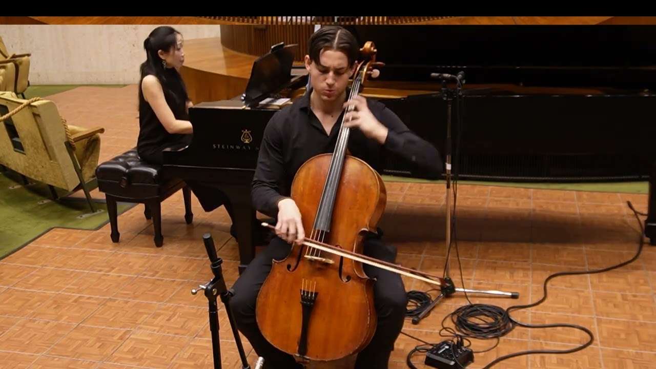 Dame Myra Hess Concert - November 5, 2025 - Jan Vargas Nedvetsky, cello and Liang-Yu Wang, piano