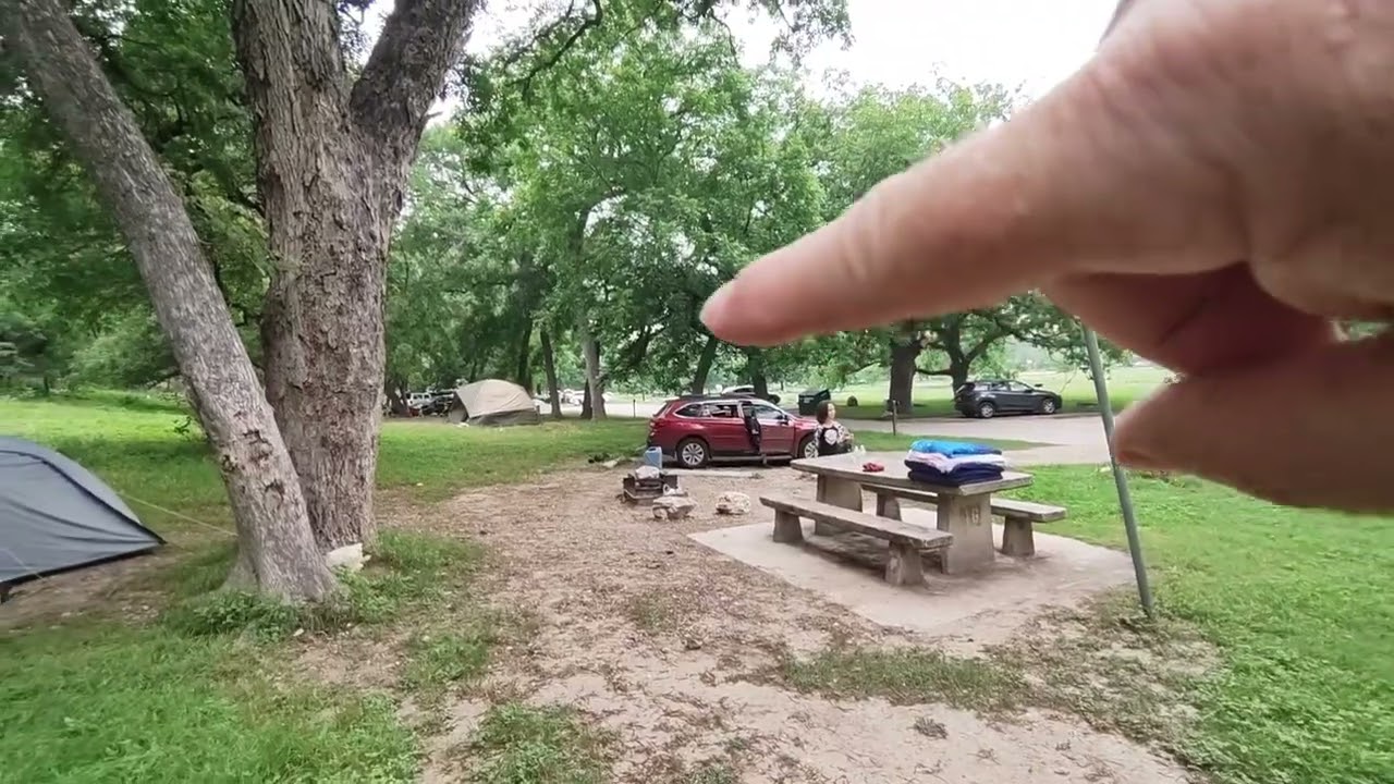 Garner State Park: Pecan Bottom Loop Site 16 Tent Camping