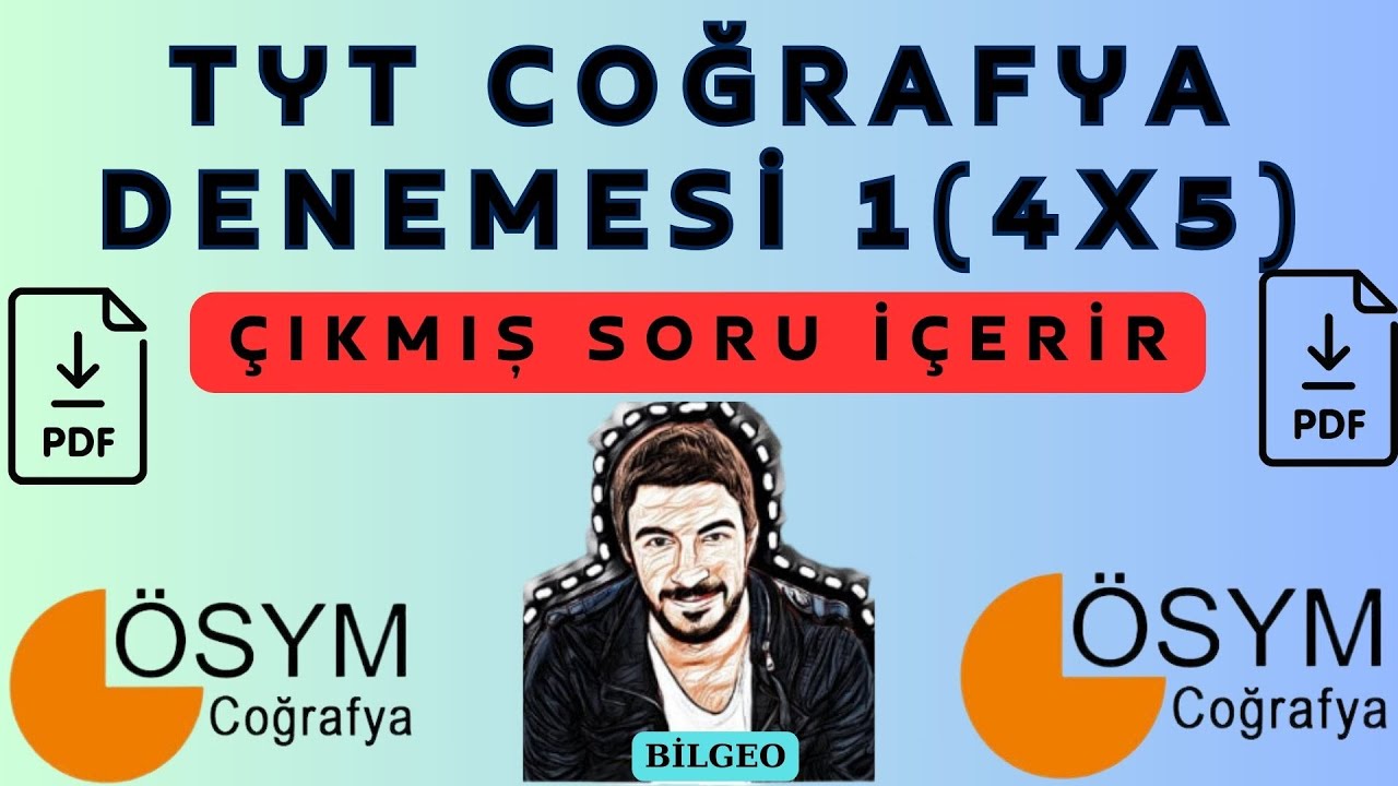 TYT COĞRAFYA DENEMESİ 1 ( ÇIKMIŞ SORULAR )