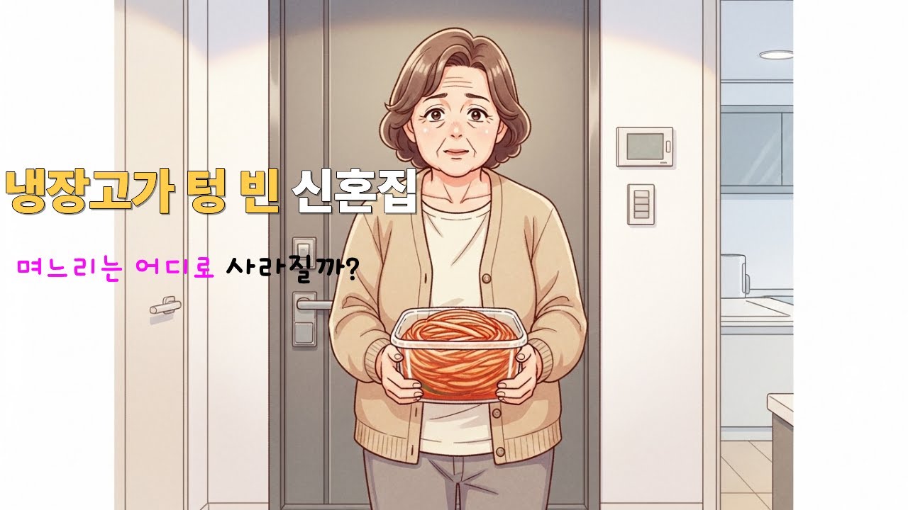 냉장고가 텅 빈 신혼집...며느리는 왜 매주 화목 저녁 사라질까?