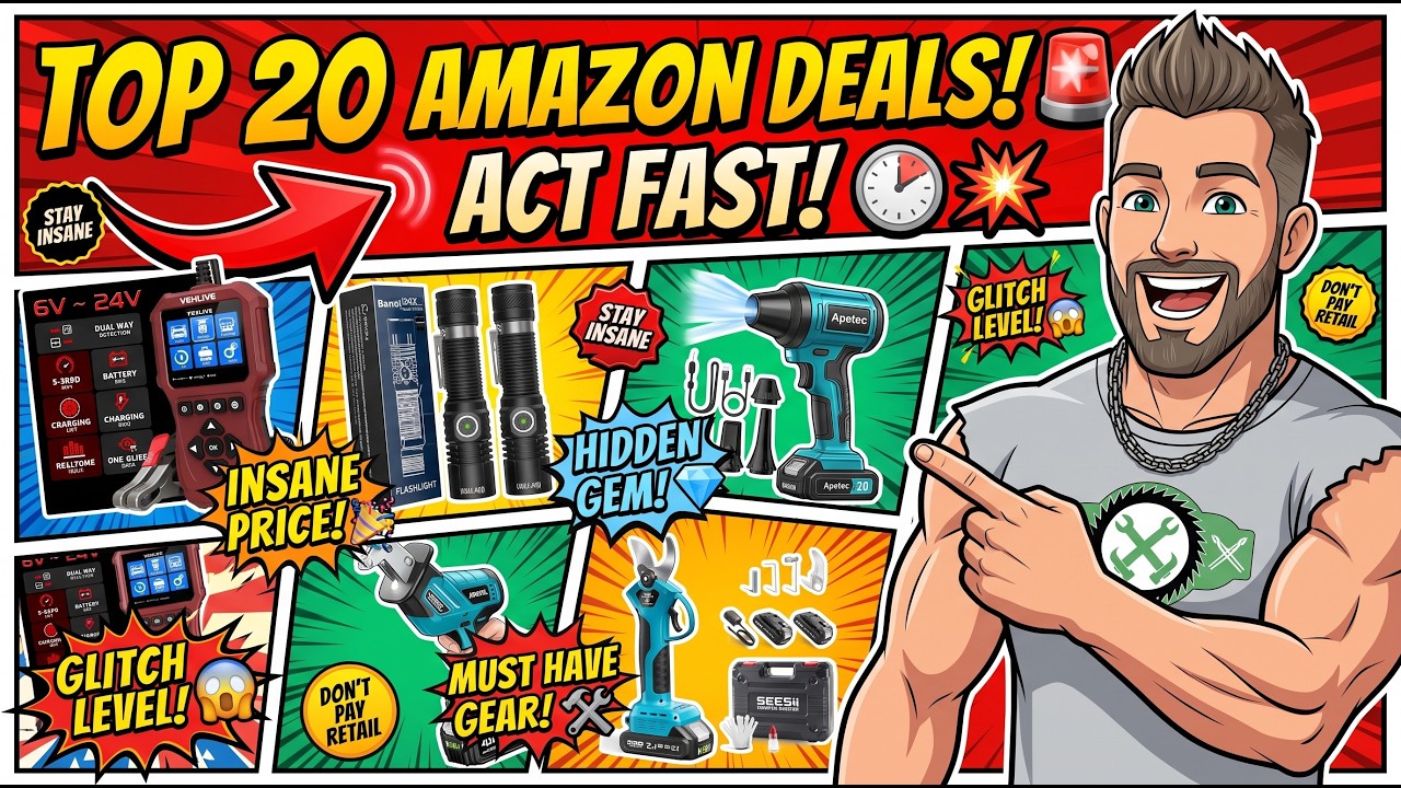 20 БЕЗУМНЫХ предложений на Amazon, которые нельзя пропустить! 🚨📦