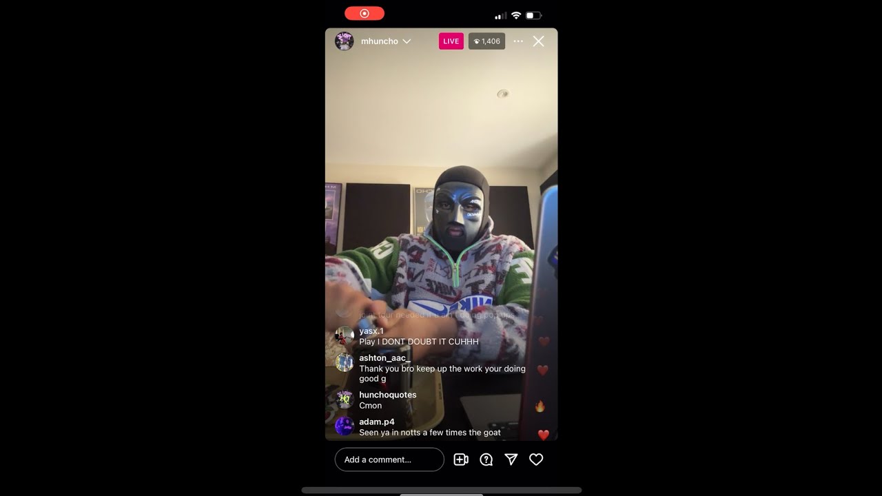 (UNRELEASED) M Huncho Previews Utopia 2 on Insta Live