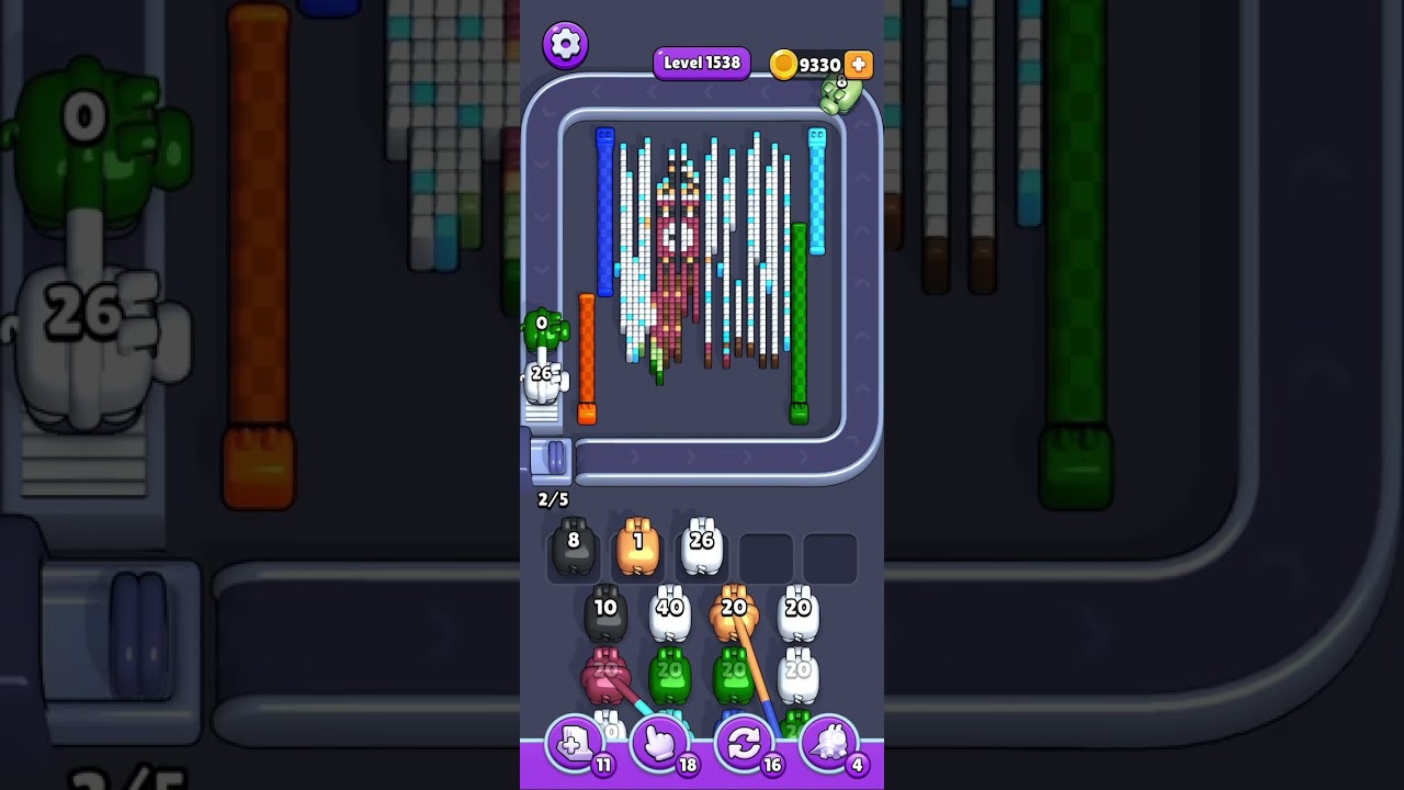 Pixel Flow – Level 1538 | Full Walkthrough (No Commentary)