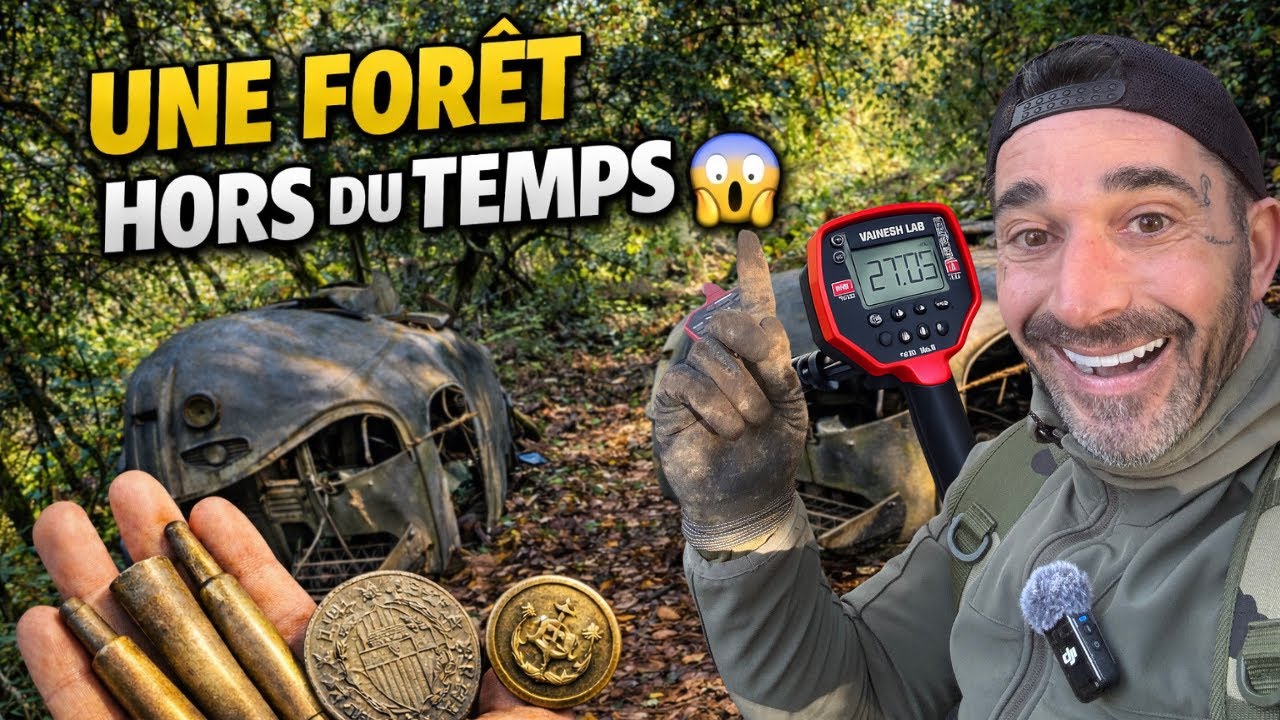 UNE FOR&Ecirc;T HORS DU TEMPS 🌲 Trouvailles incroyables en d&eacute;tection (🎁 Jeu concours)