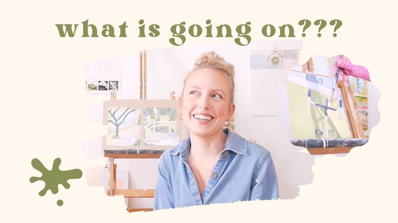 Embrace change in your art! | may studio vlog