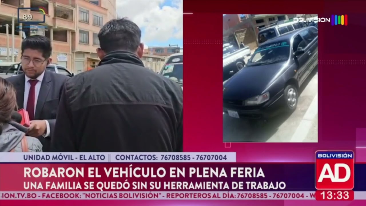 Robaron un vehículo de una familia en plena feria