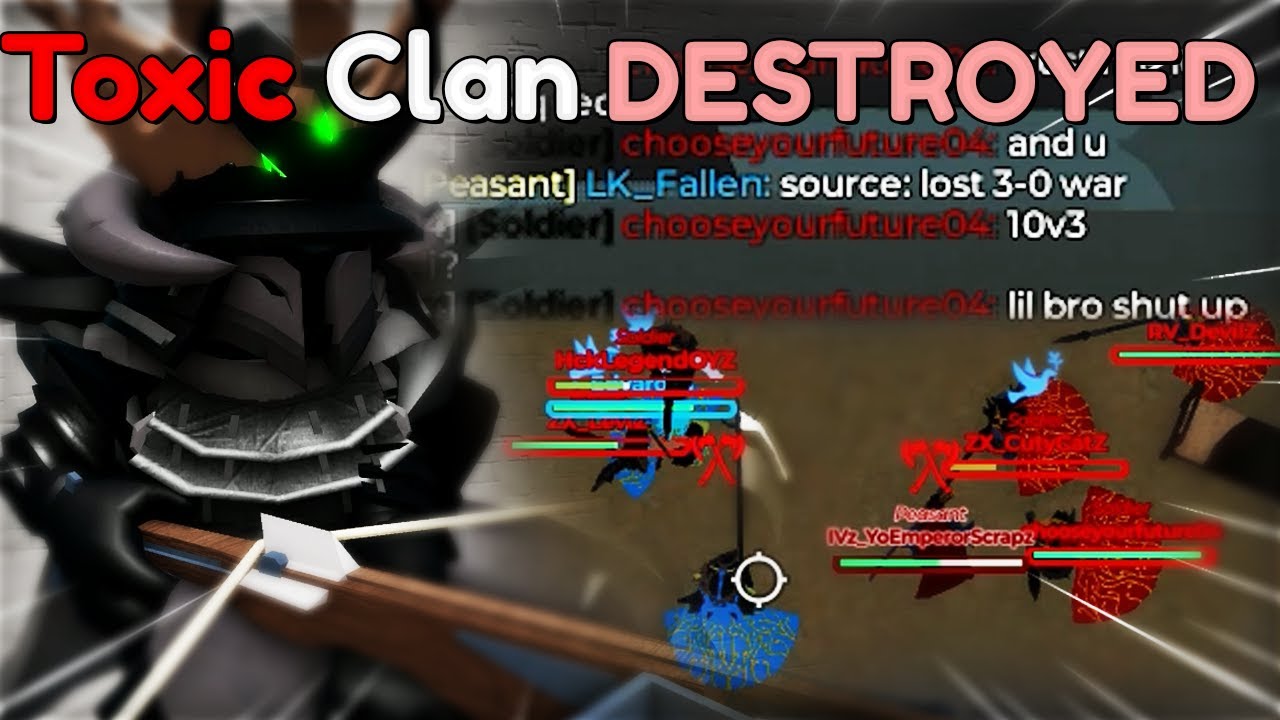 Destroying The Most Toxic Clans (3v10) | Roblox The Survival Game