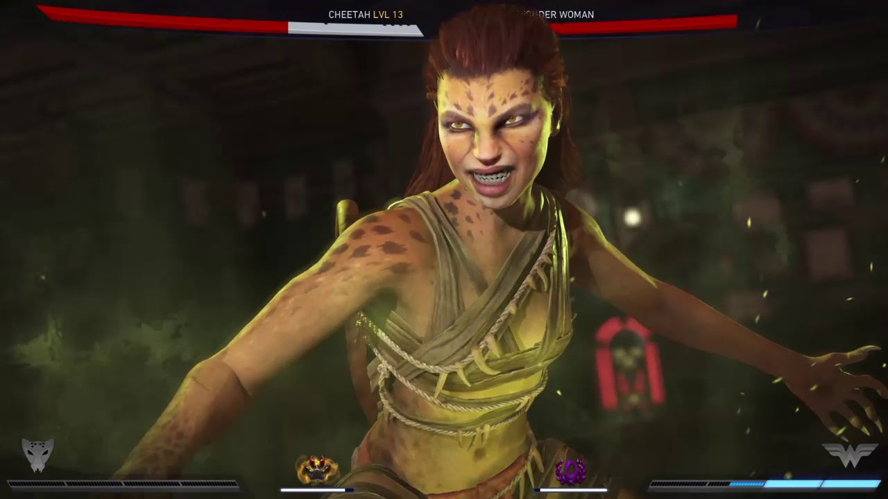 Injustice 2 Cheetah vs Wonder Woman