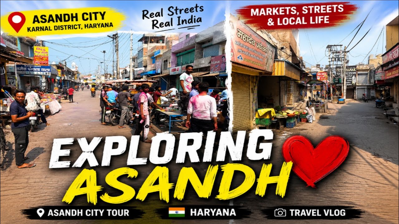 Asandh City Tour District Karnal Haryana