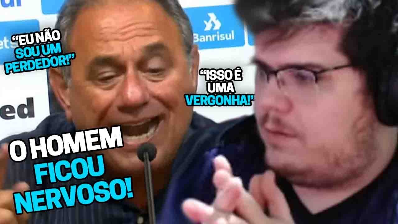 CASIMIRO REAGE: COLETIVA DO VICE-PRESIDENTE DO GRÊMIO LOUCO COM A ARBITRAGEM | Cortes do Casimito
