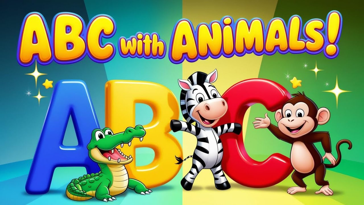 🔠 Learn the Alphabet with Animals! 🐊🐻 Fun & Easy ABC Learning for Kids | FunFlare