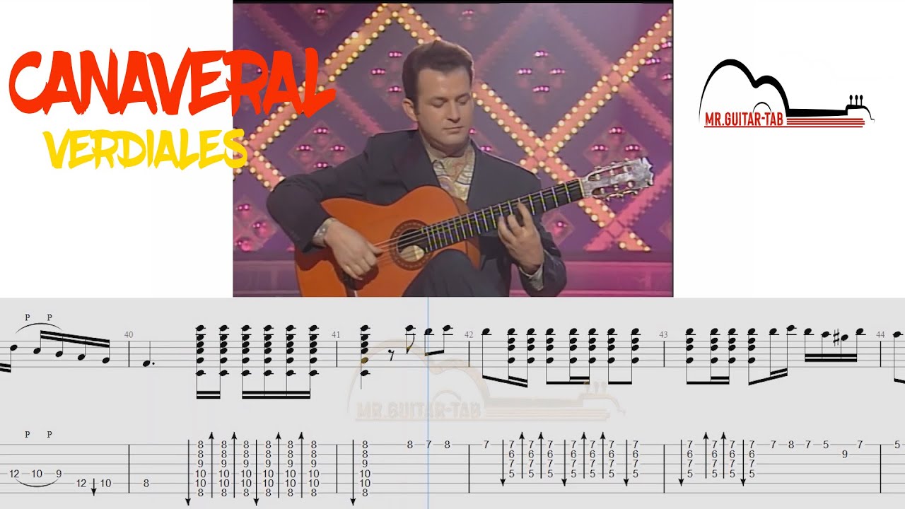 Gerardo Núñez tab-Canaveral[Verdiales]guitar tutorial