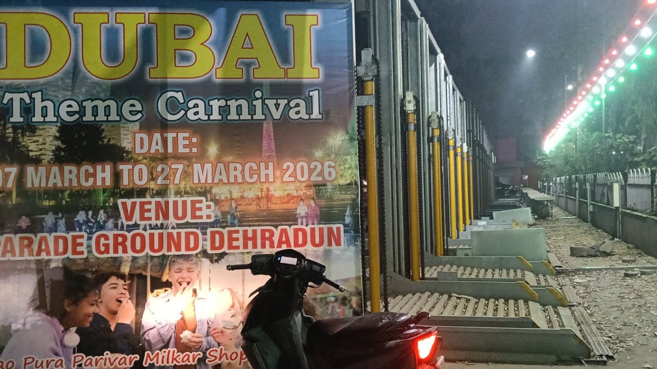 Dehradun me pahli baar Dubai them carnival or Hanuman ji ke darshan 🙏. @officialsarngbwa07 
