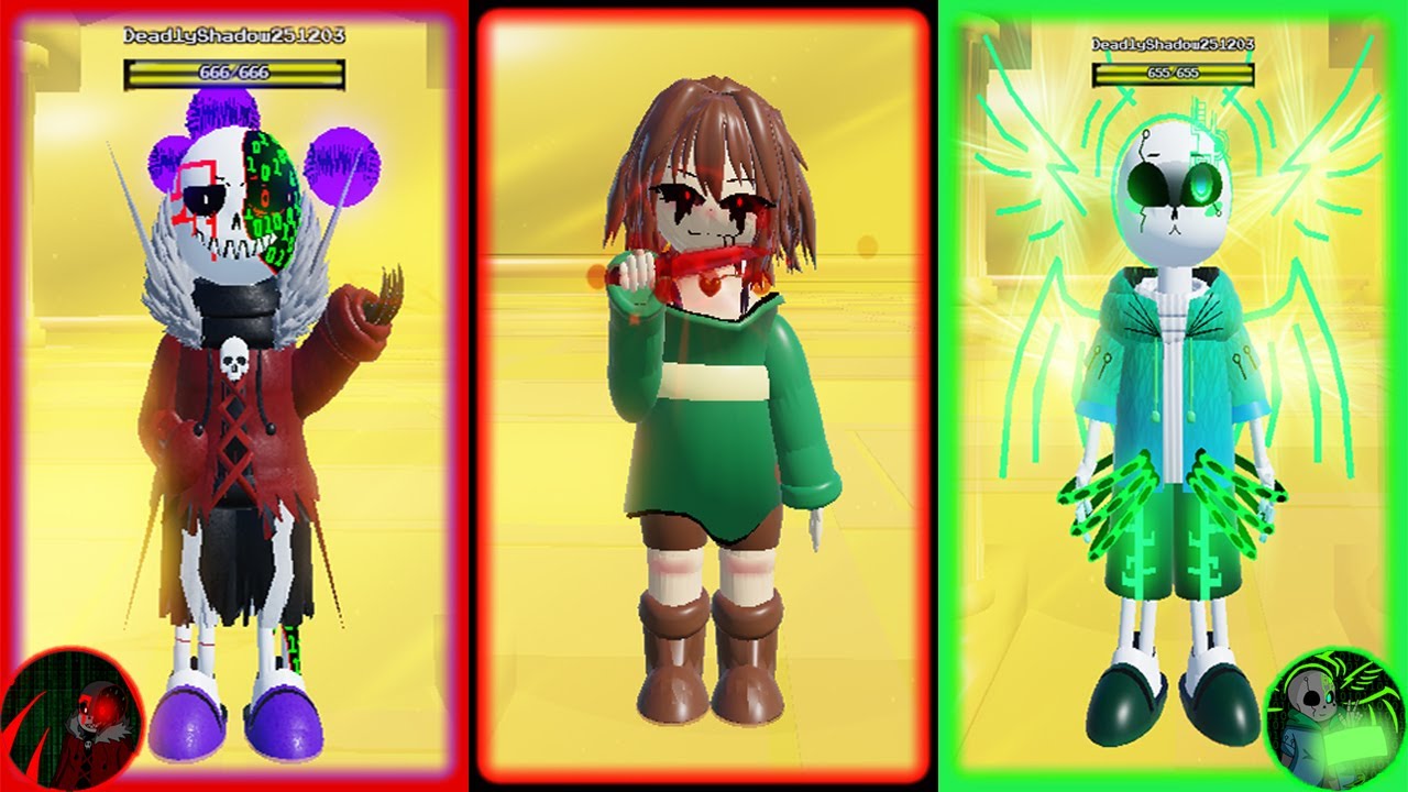 [EVENT] Virus Sans / Anti-Virus Sans / No More Deals Chara [Showcase] [Undertale: Timeline Collapse]