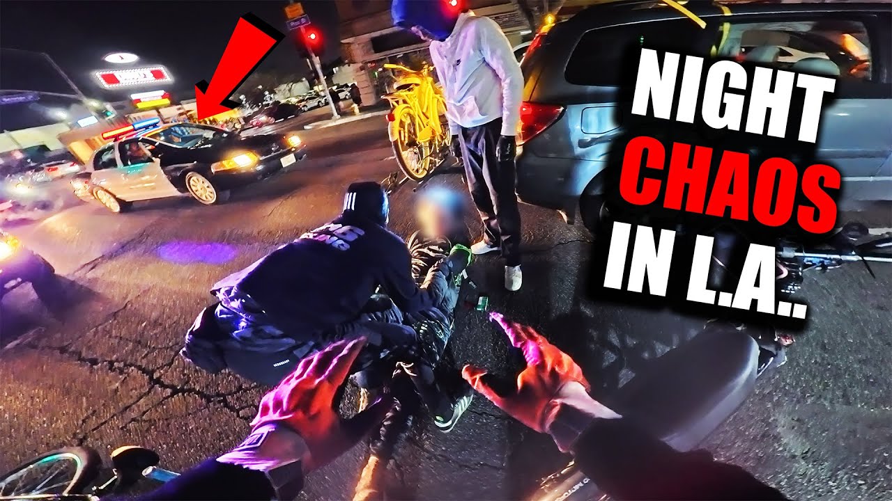 THIS IS WHY I NEVER RIDE AT NIGHT IN LA..