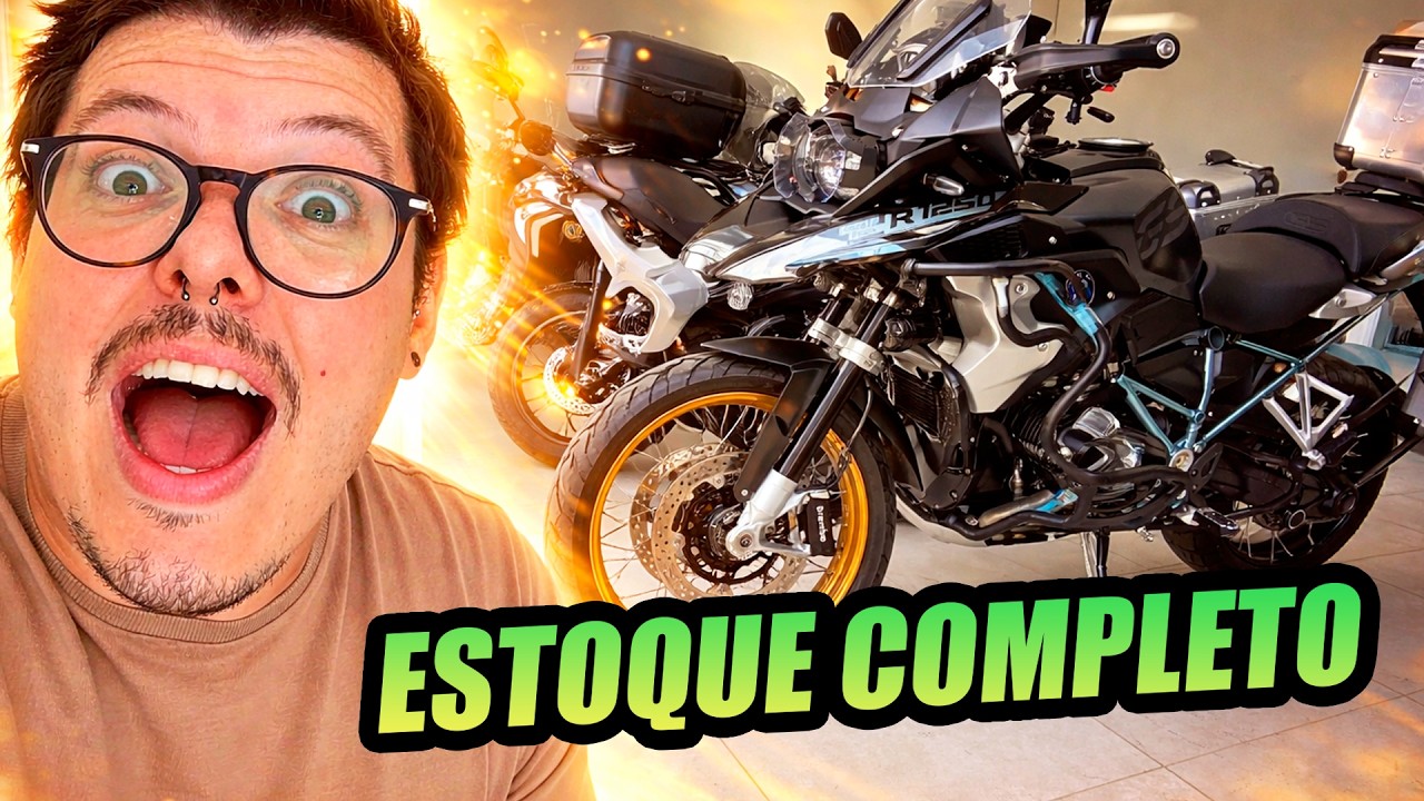 ESTOQUE COMPLETO E RENOVADO COM MOTOS DE 15 AT&Eacute; 112 MIL REAIS