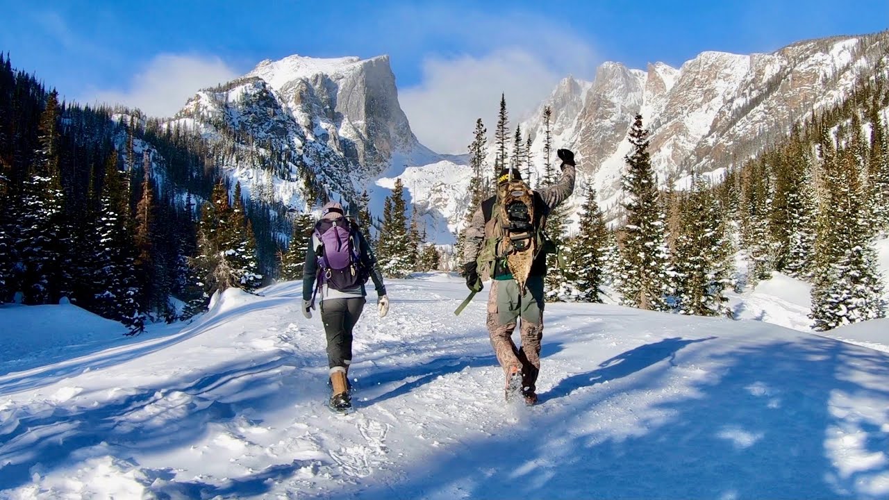 Emerald Lake in Rocky Mountain National Park: Estes Park, Colorado. Iconic views of Hallett Peak 4K