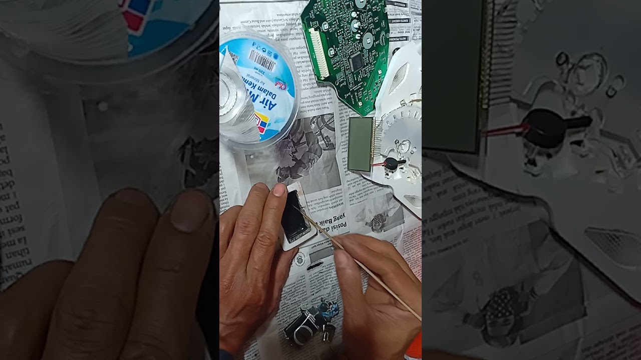 cara membuat carbon conductive bahan dari battery kering rusak