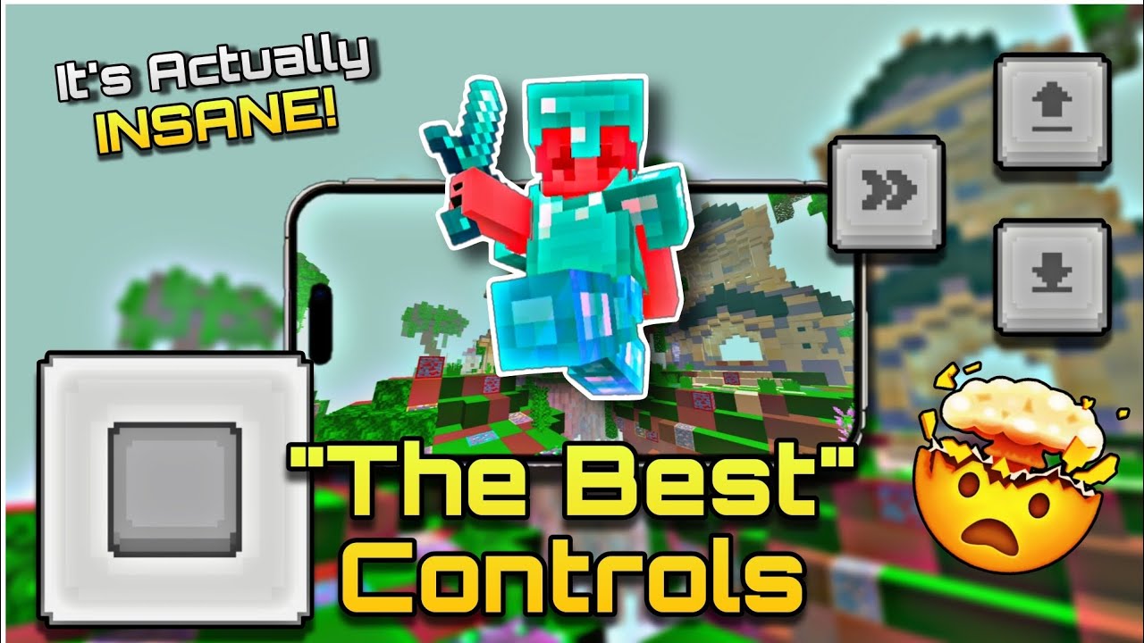 The New Touch Controls Is Actually CRACKED For Mobile!!! (MCPE PvP)