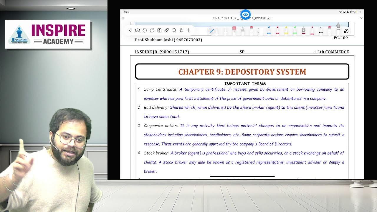 12th HSC board SP one shot revision Chapter 6,7 and 8 | Prof Shubham Joshi 