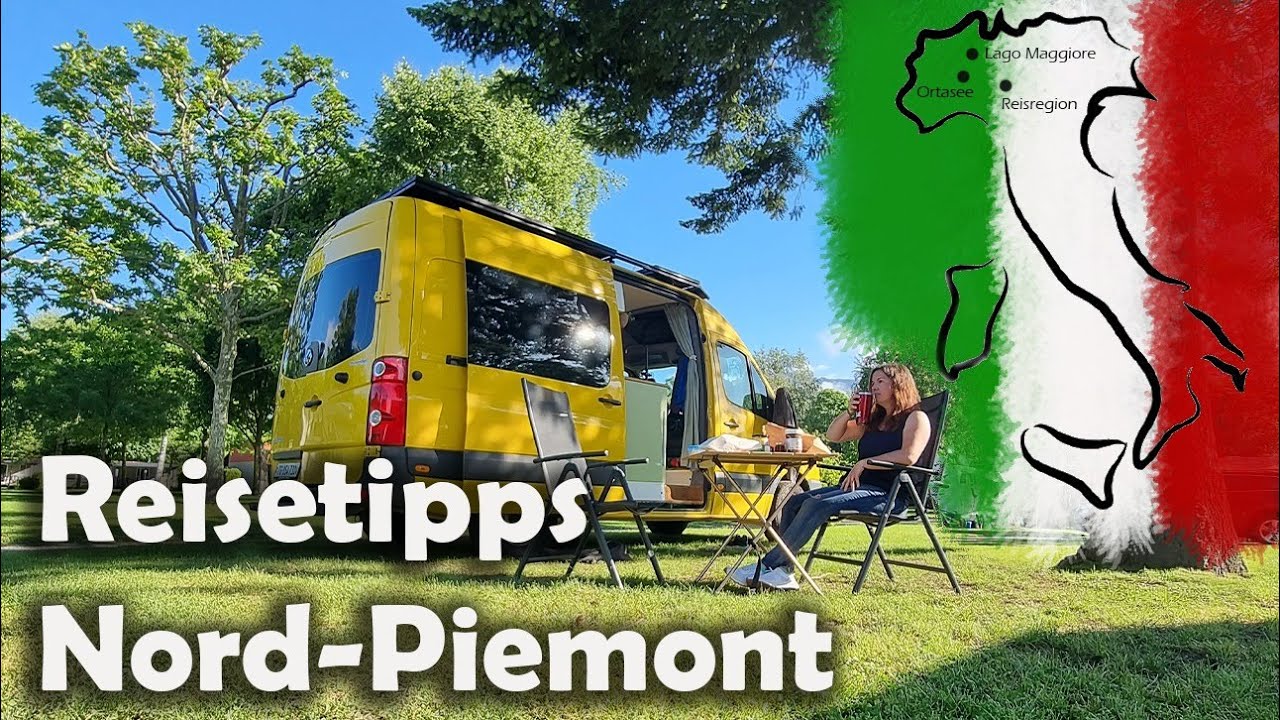 CAMPING in ITALIEN: Spannendes Piemont・Lago Maggiore, Intra, Ortasee und ganz viel Reis・VLOG1