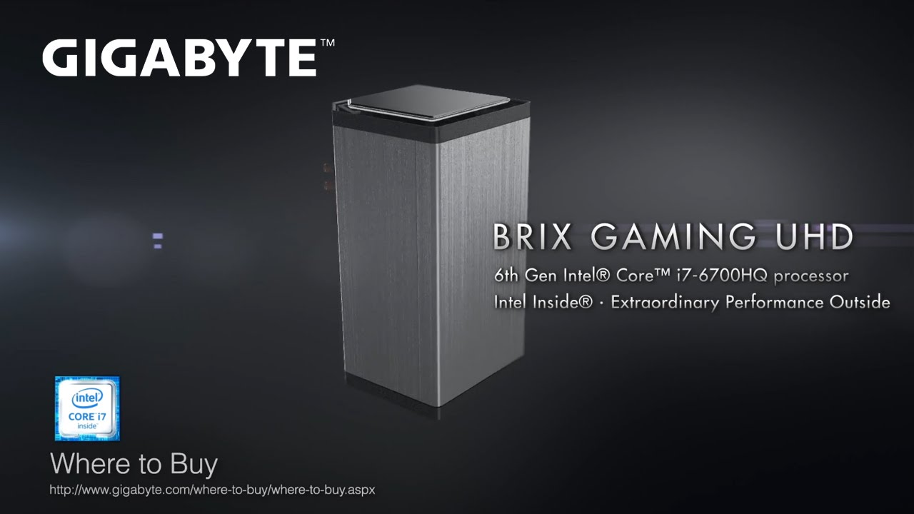 GIGABYTE BRIX - BRIX Gaming UHD