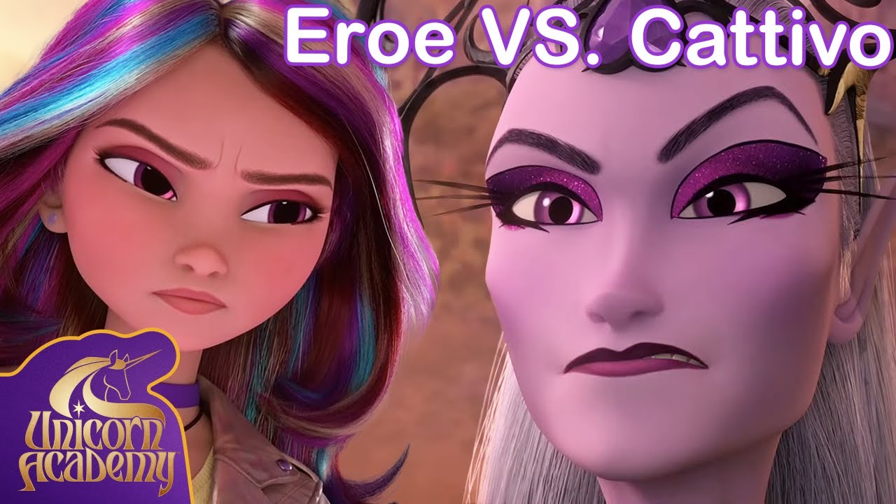 Eroe VS. Cattivo | Unicorn Academy! | Cartoni animati per bambini