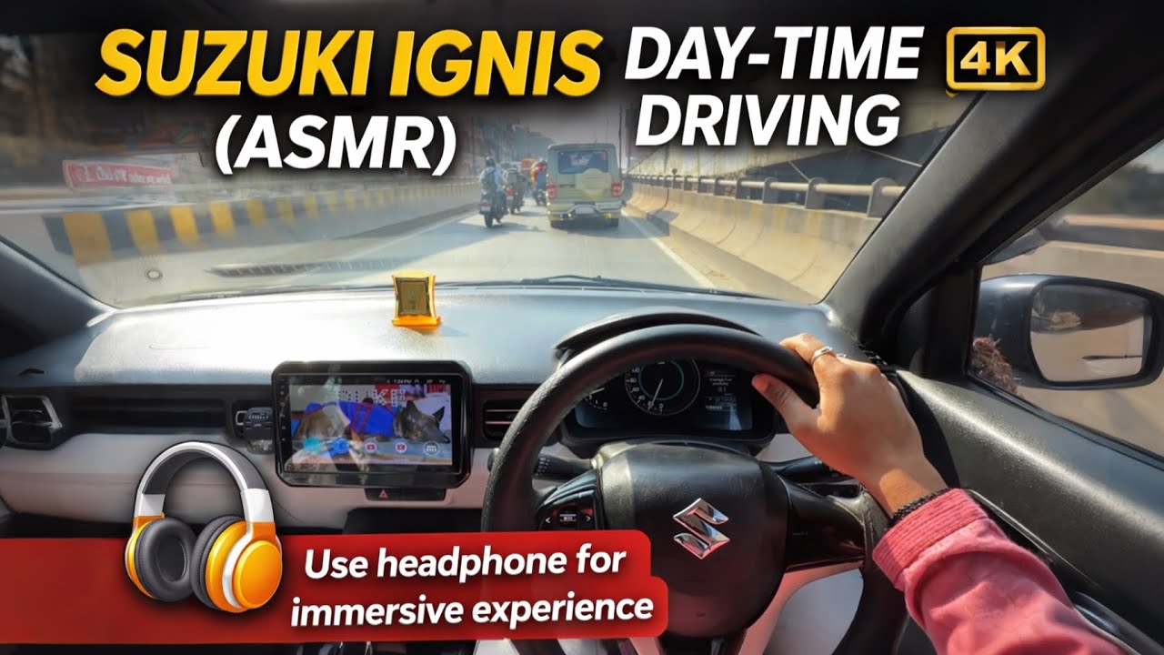 Suzuki Ignis Driving (ASMR) | Use Headphone🎧| #asmr  #meditation #driving  
