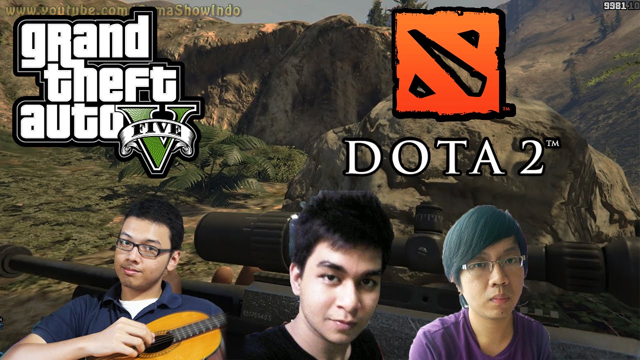 GTA 5 ONLINE NGAKAK ABIS! (1) - Maen Bareng Kru DOTA 2 RUSUH BGT KK! HAHAH! (GTA 5 PC Momen Konyol)