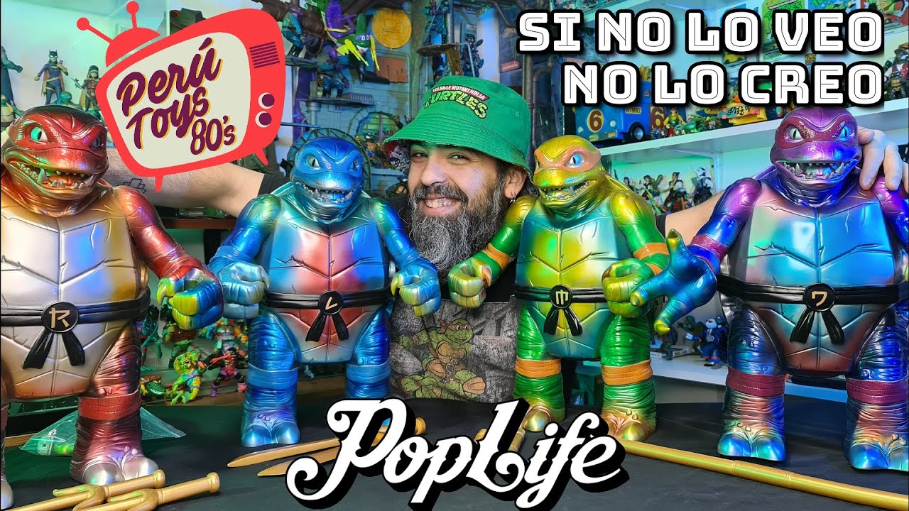 LO MAS RARO QUE VERÁS DE TORTUGAS NINJA: POPLIFE COLLECTORMATES XXL TMNT KAIJUS CON @JapanGeek