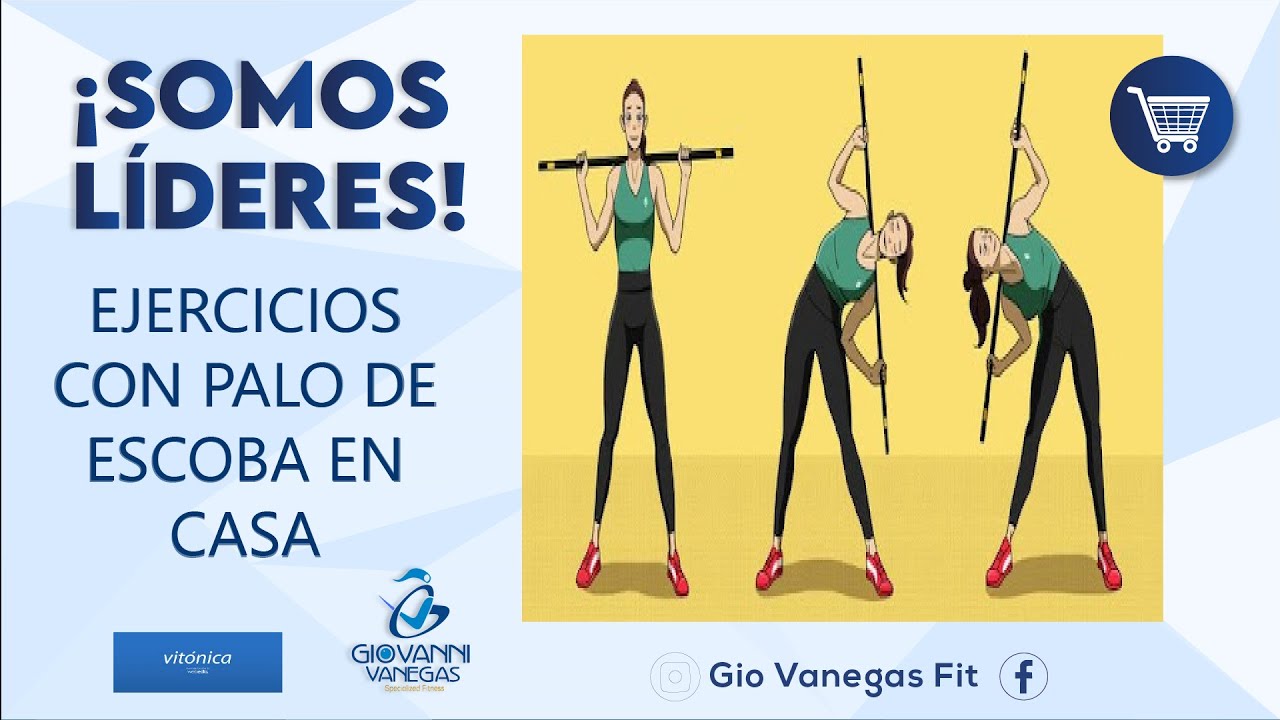 Entrenamiento EN CASA con un PALO de escoba  Vitónica