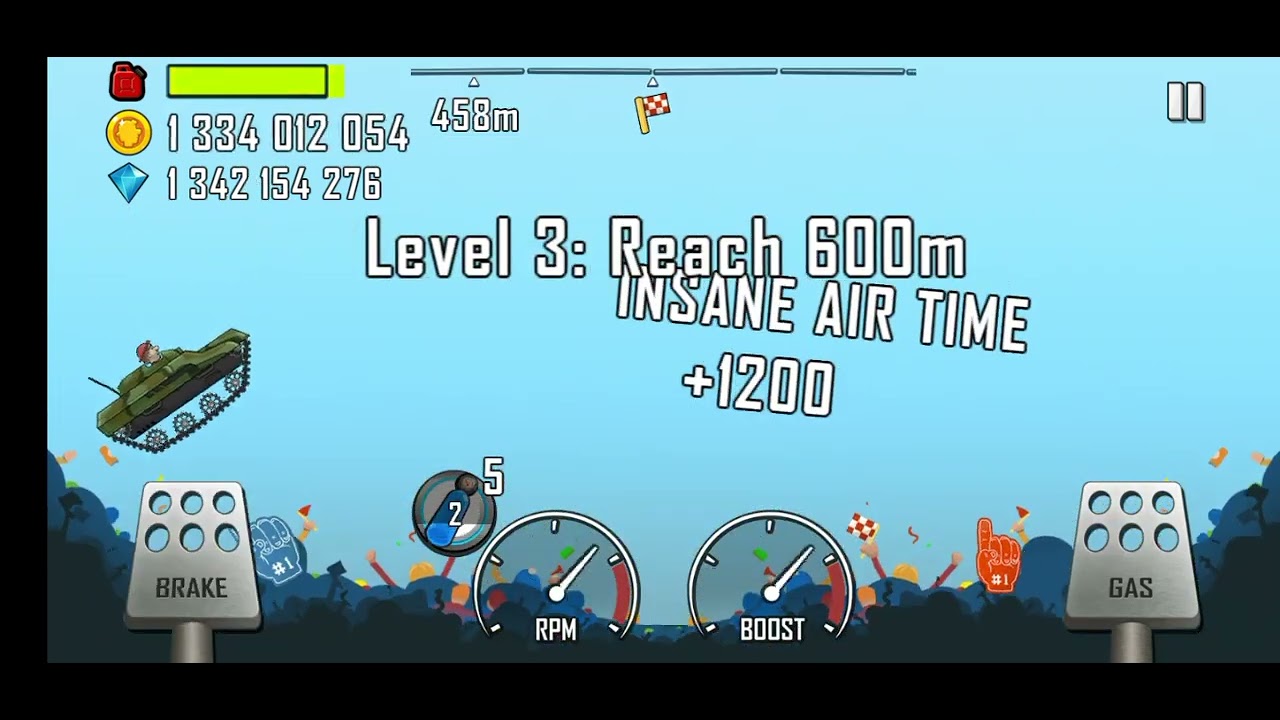 Hill climb racing with @triggeredinsaan 