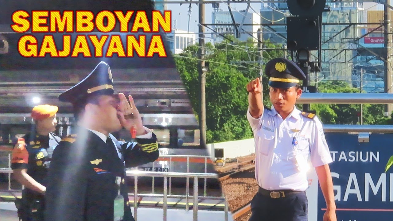 Sahut Sahutan Semboyan 40, 41, 35 - Kereta Api Gajayana Jakarta - Malang