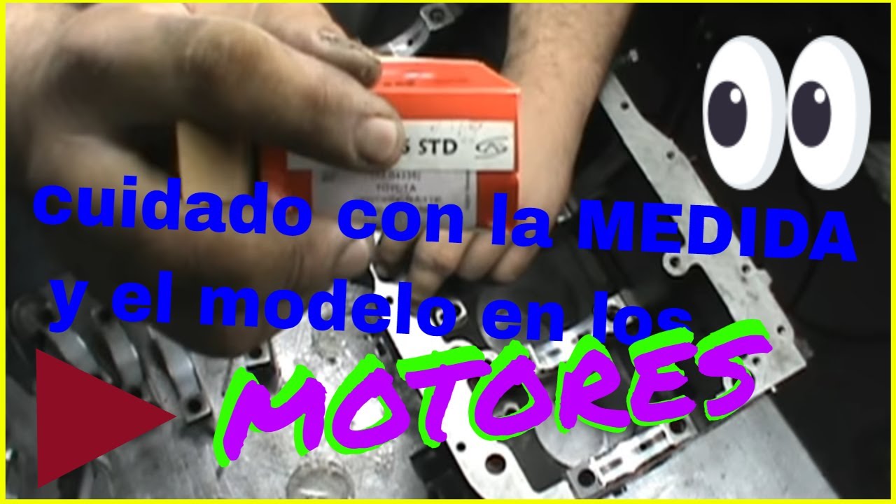 ajuste de motor cigueñal parte 2 ( montaje de cojinetes