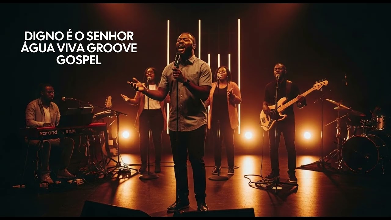 LOUVOR DIGNO É O SENHOR VERSÃO Groove Gospel Lindo Demais | Água Viva Gospel Groove (ALINE BARROS)